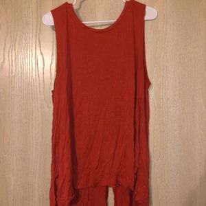 XL Open Back Orange Old Navy Tank Top